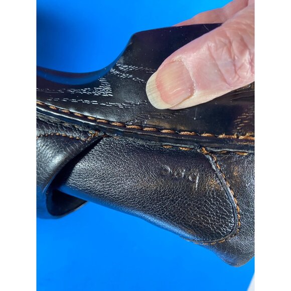 Mules/Clogs Slip-On Comfort Footwear Leather Womens Black Size 7 B.Ø.C. Brand - Picture 8 of 16